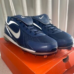 Nike AirZoom Coop V  NavyBlue/White Baseball Cleats Men’s SZ 12 D 330060-411 New